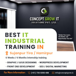 Best IT Industrial Training In Sujanpur Tira | Concept Grow IT Solutions Pvt. Ltd.