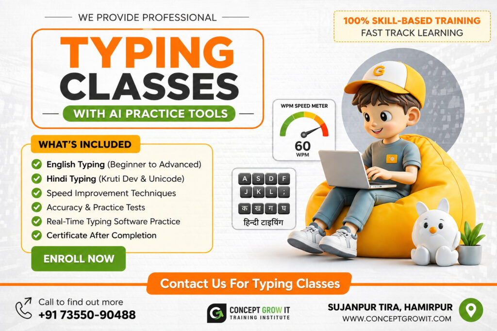 Typing classes with AI practice tools